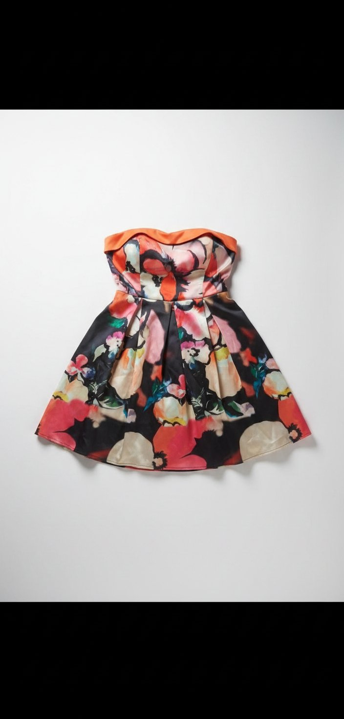 Robe élégante à motifs floraux