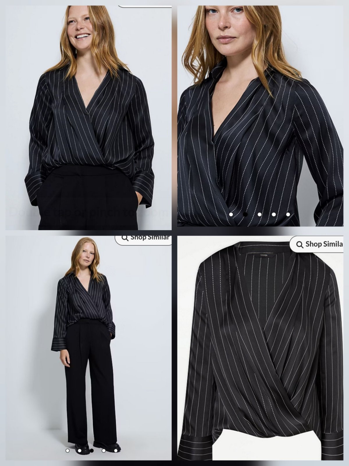 Chemise satin avec ètiquette