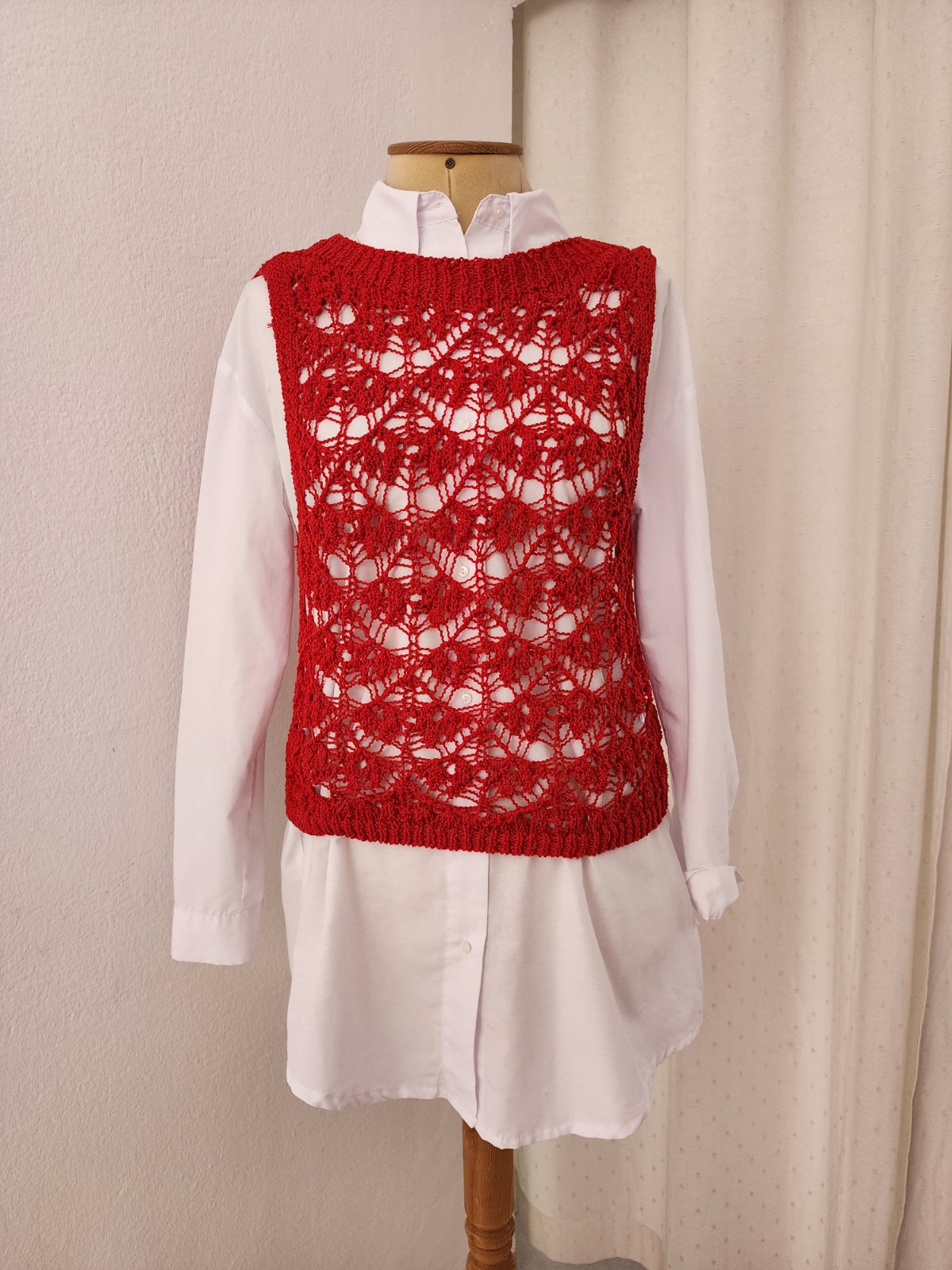 Debardeur zara rouge s