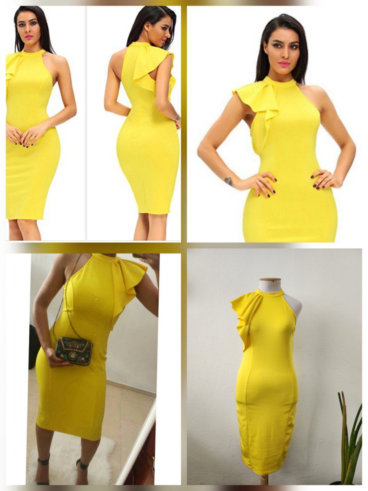 Robe jaune