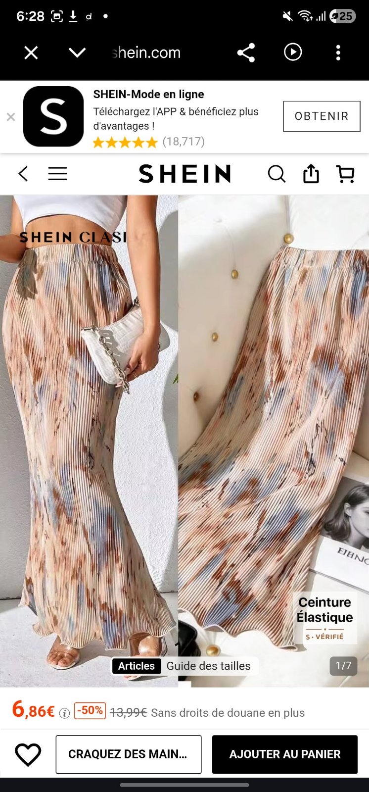 Jupe shein taille 44/46
