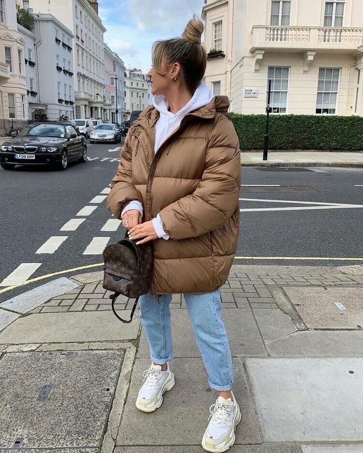 Manteau doudoune s hata l XL oversized