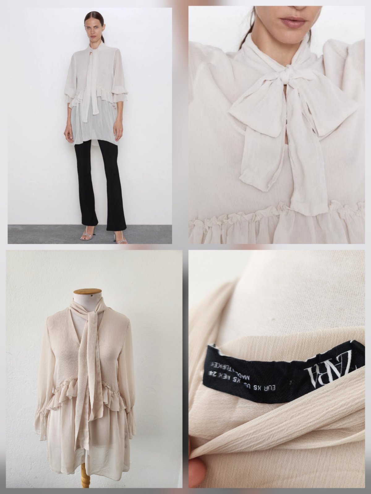 Chemise zara xs/s