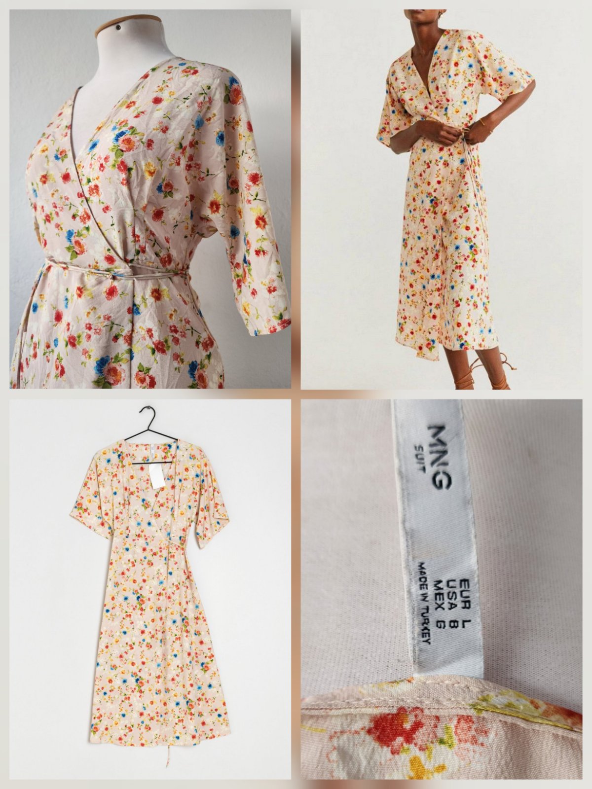 Robe portefeuille mango L