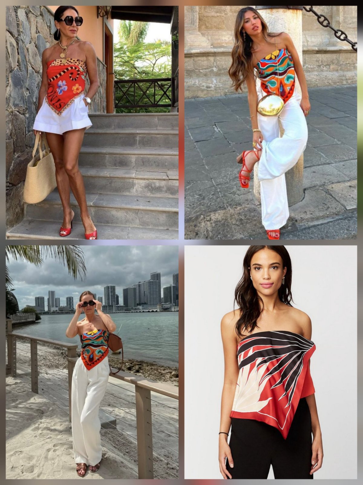 Foulard bustier s