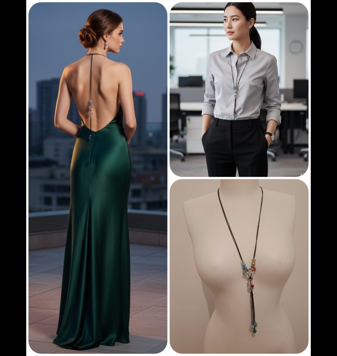 Un collier des perles multicolores