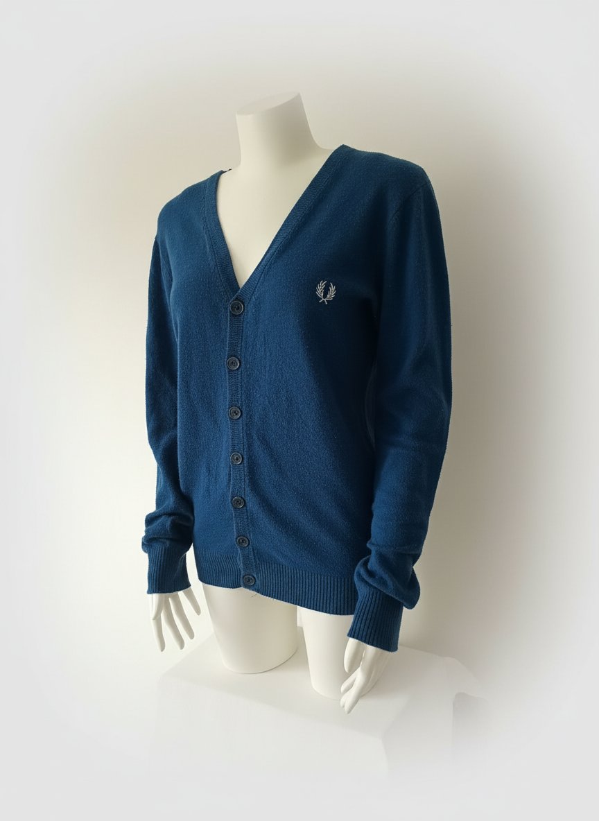 Un cardigan classique bleu