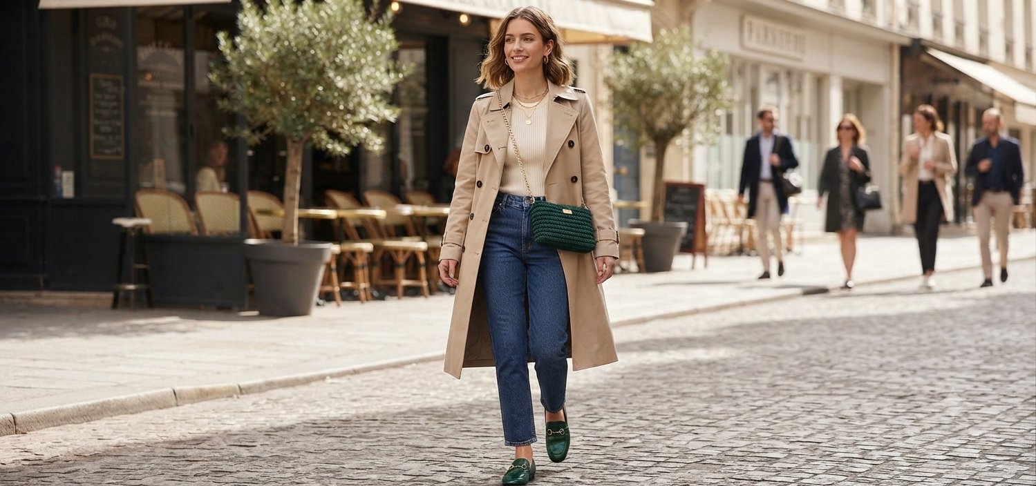 Sac en crichet vert