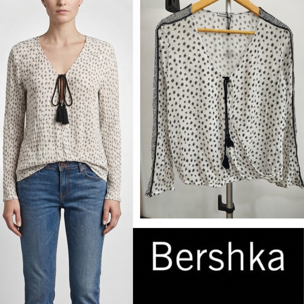 Une blouse pour femme de la marque Bershka