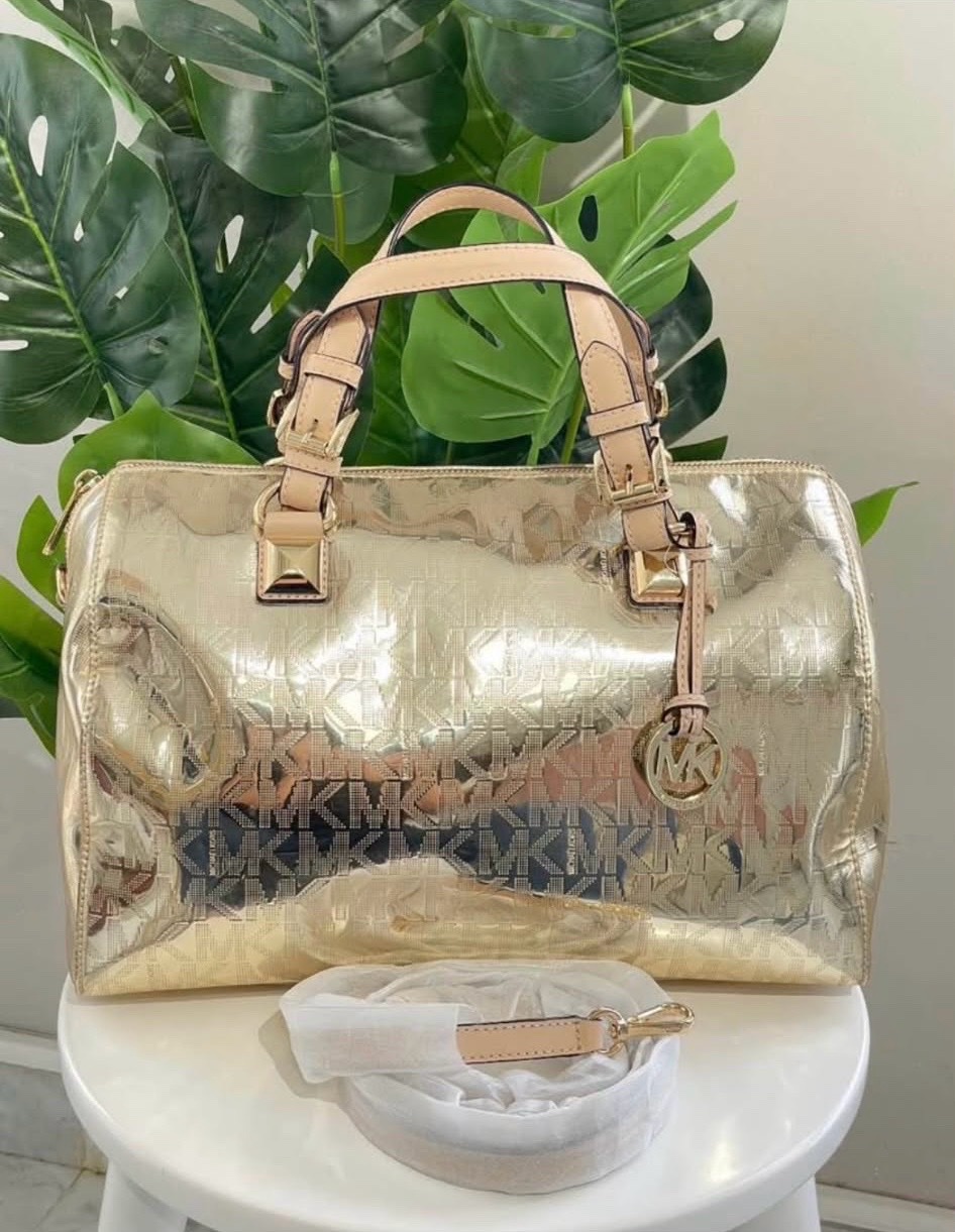 Sac Micheal Kors Doré Métallisé-Élégant & Spacieux - Neuf
