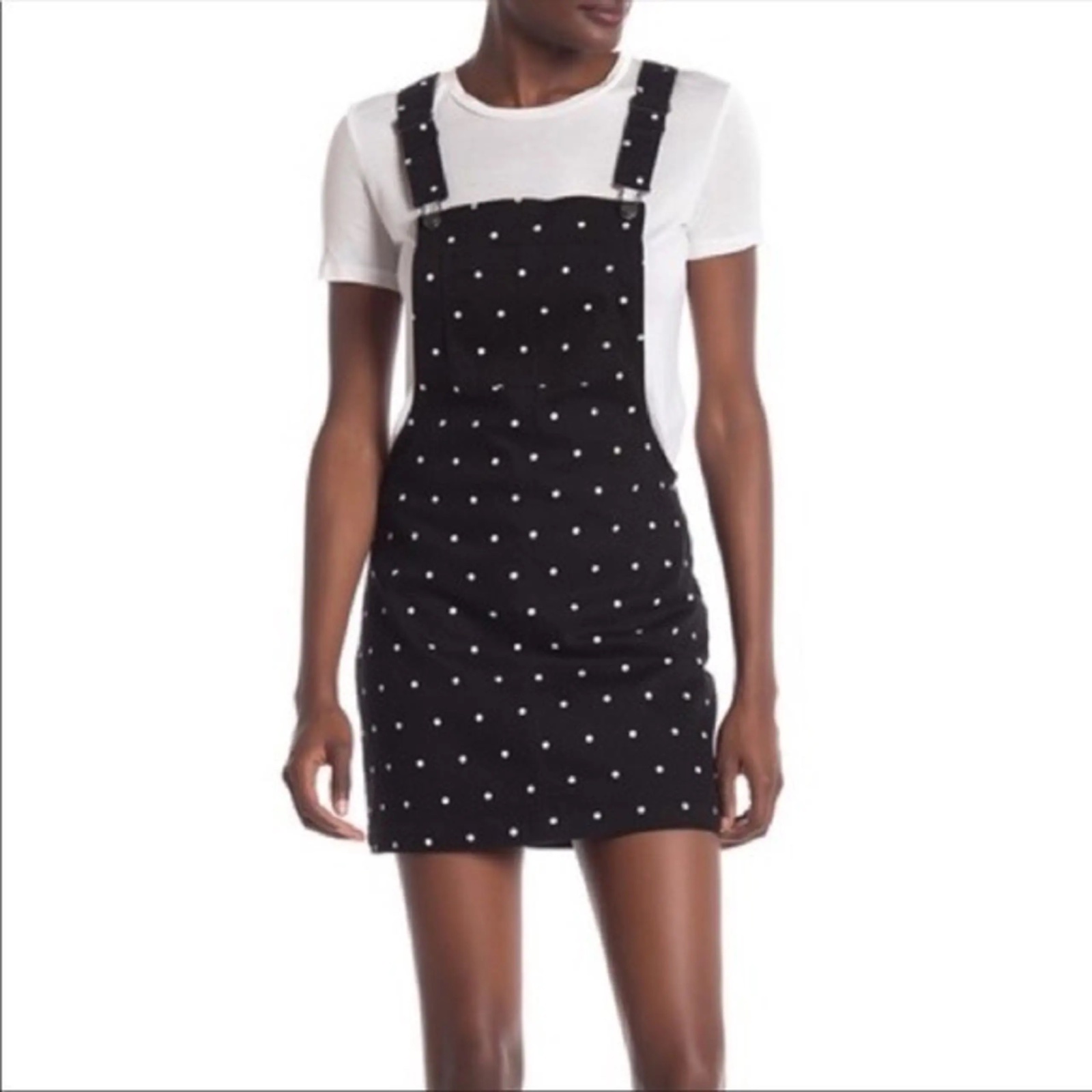 Salopette mini robe polka dots 