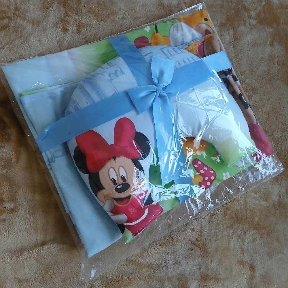 Drap+coussin d'ailletement 