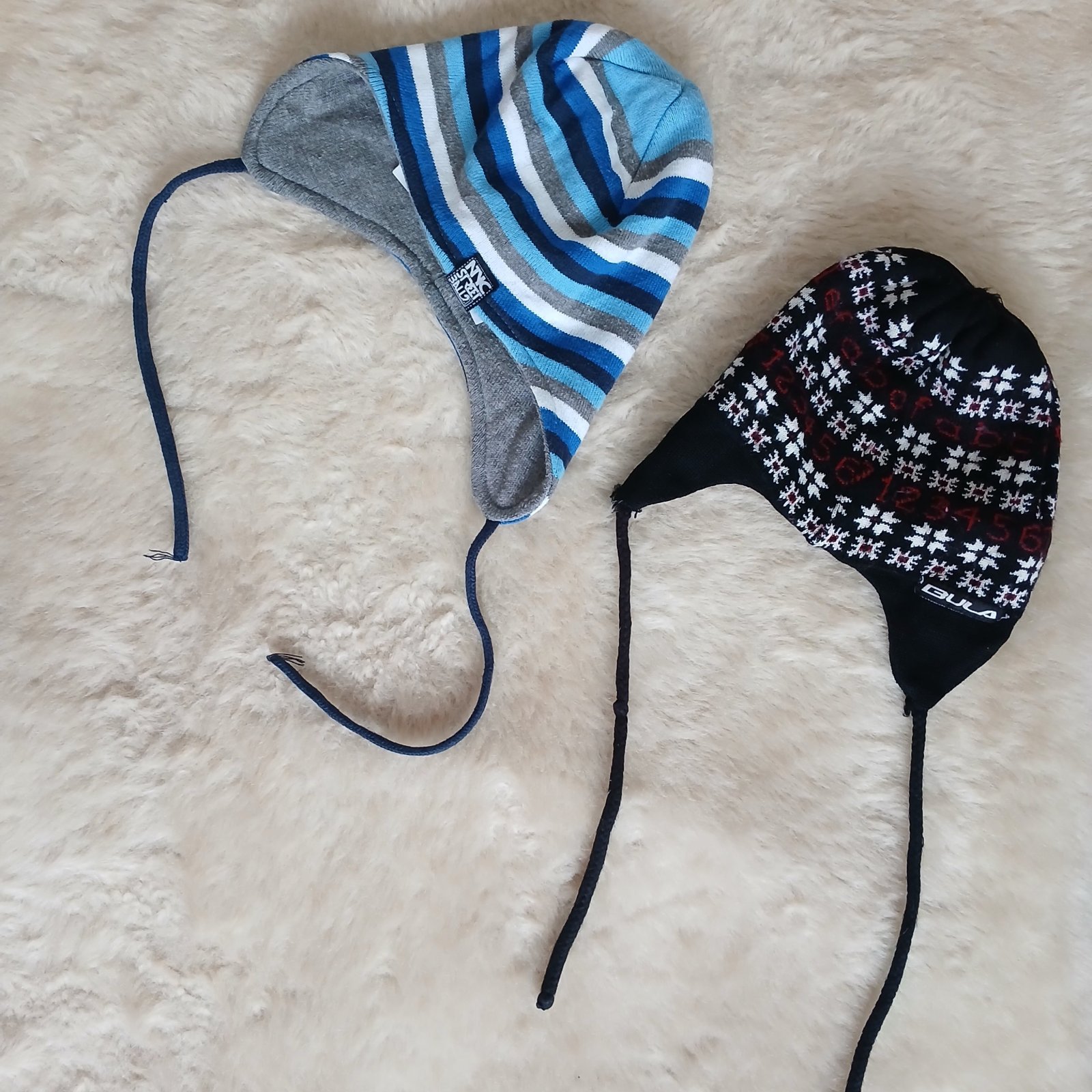 Lot de deux bonnets enfant de 1-3 ans
