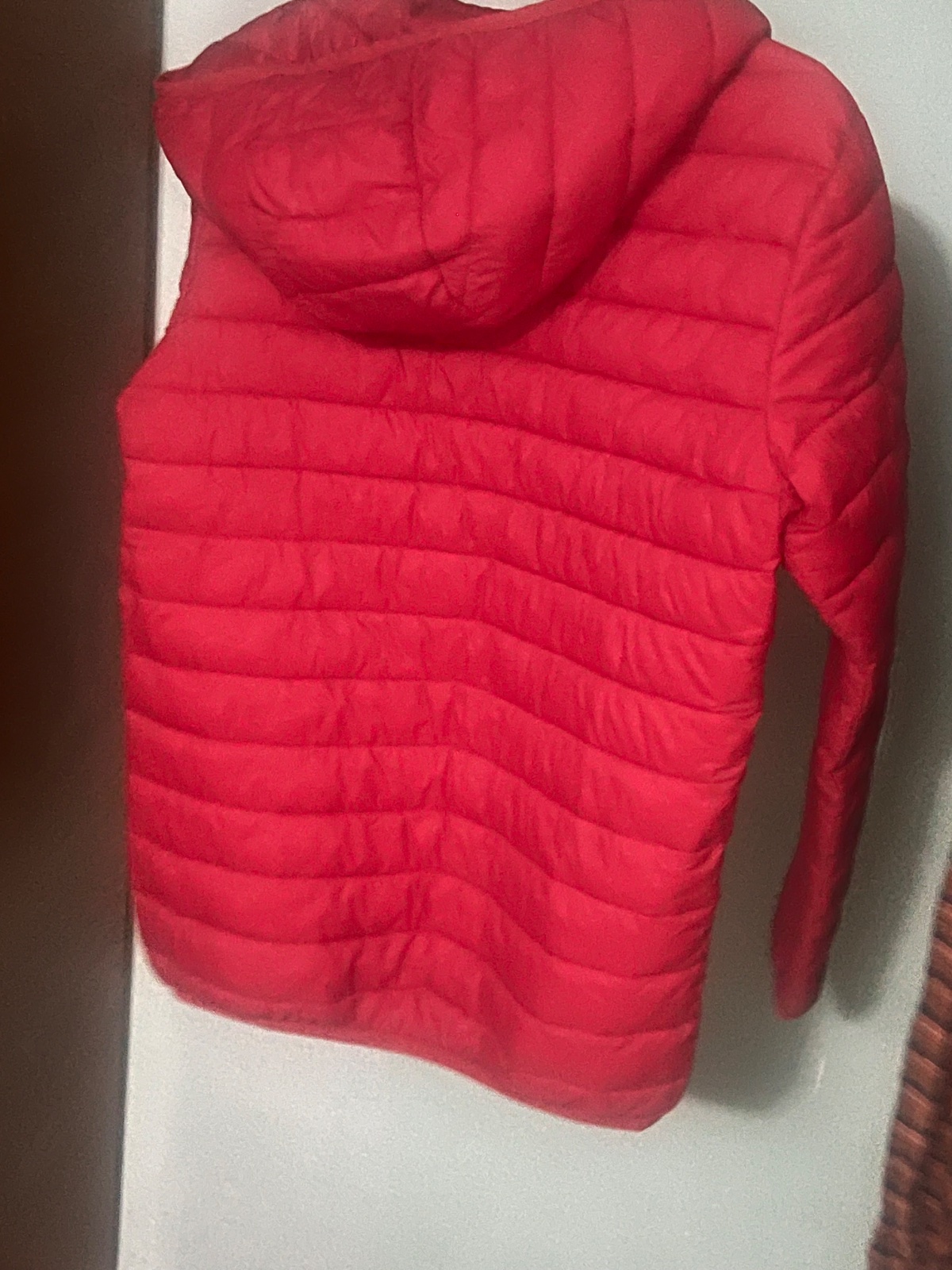 Doudoune rouge H&M avec capuche – Taille S