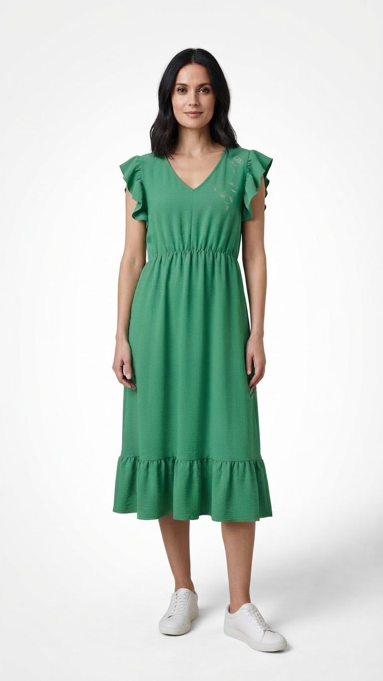 ✨️Robe fluide et très confortable, parfaite pour une allure élégante au quotidien. ​taille _42