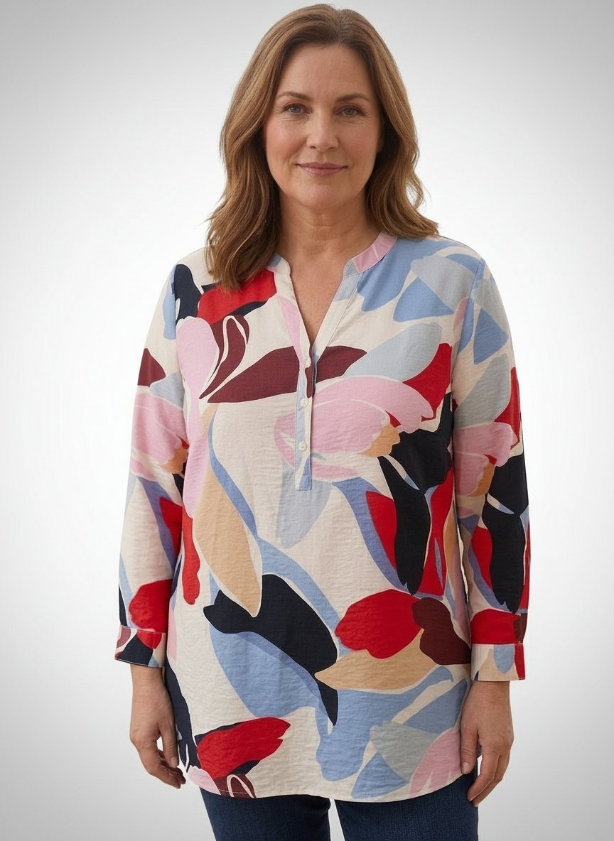 ✨️Nouvelle collection ✨️chemise feluide & légére🌺 marque C&A _ taille  52  couleurs modernes & design tendence parfaite pour un look chic et confortable 