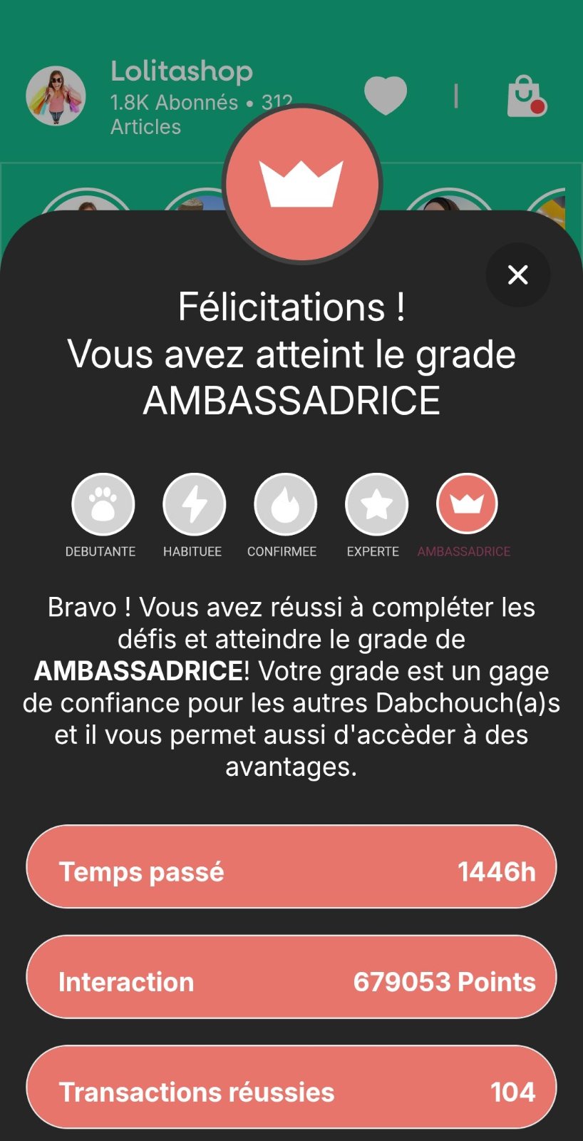 👑 Ambassadrice شكراً على الثقة ❤️❤️✨️