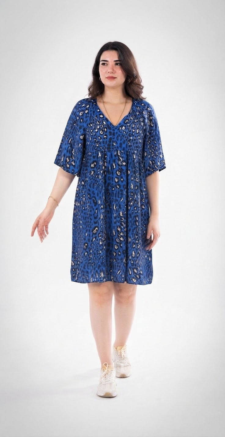 💫Robe imprimé léopard taille 52_✨️ la marque Gerorge