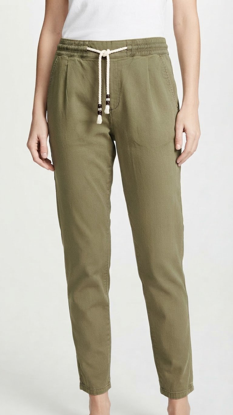 💢Pantalon kaki - Taille 40 🌿 Confortable, stylé et facile à porter au quotidien. Taille élastique réglable. 