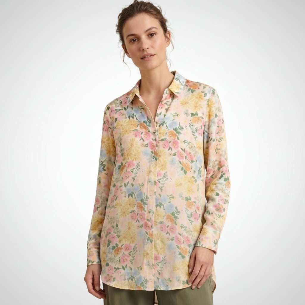 💫Nouvelle collection  ​Chemisier floral élégant C&A – Taille 44 ​ ✨️neuve