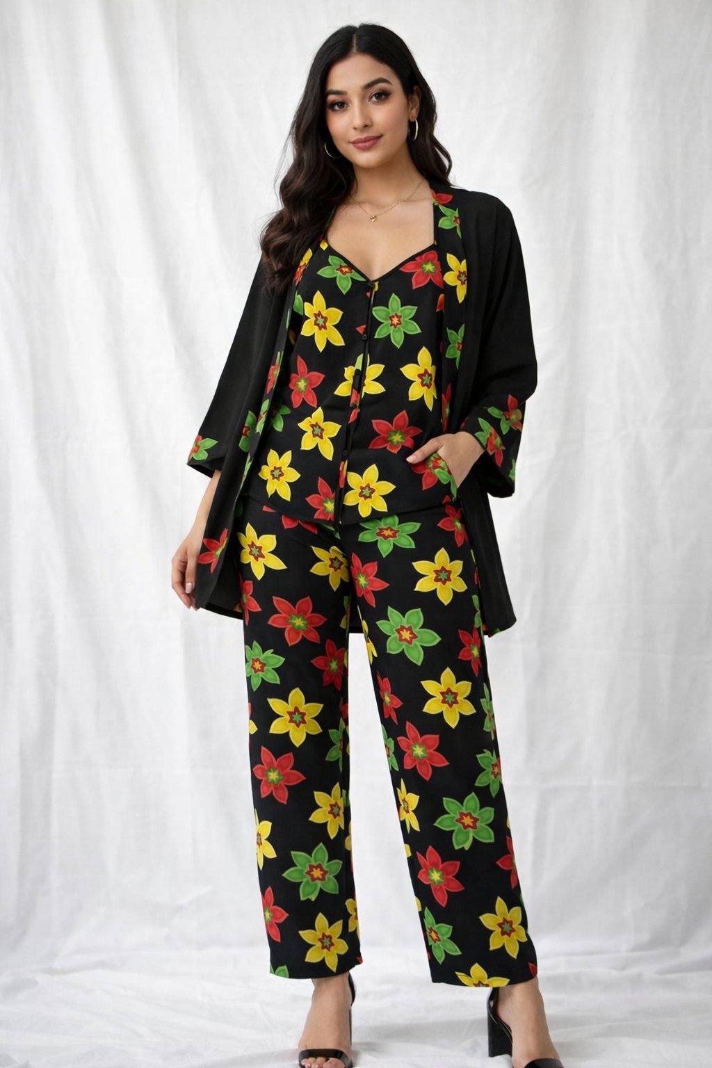 ✨️Look complet & léger – Ensemble 3 pièces Taille L ✨️ Chic et confortable!