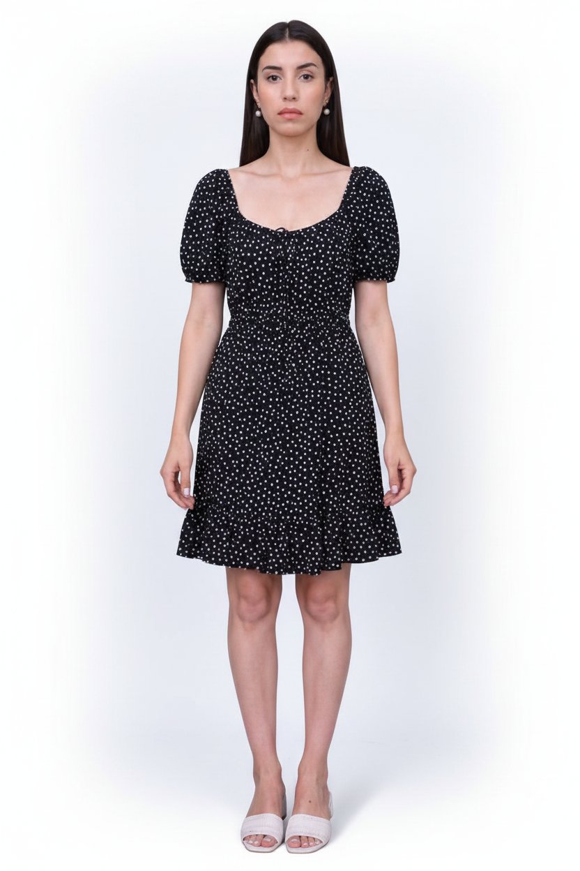 💫Robe noire à pois – ASOS ✨ Taille 44 – coupe féminine & élégante 💫 Style chic, intemporel & facile à porter