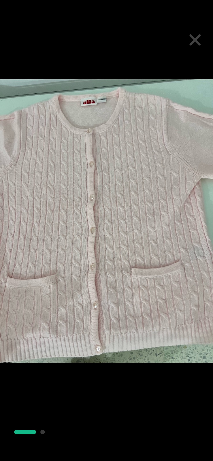 Cardigan rose