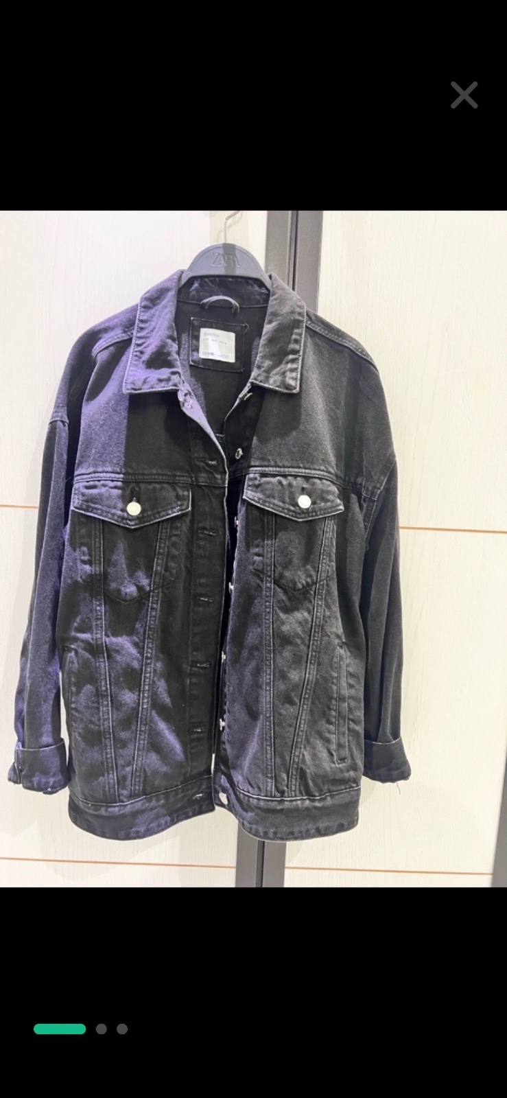 Veste jean noir