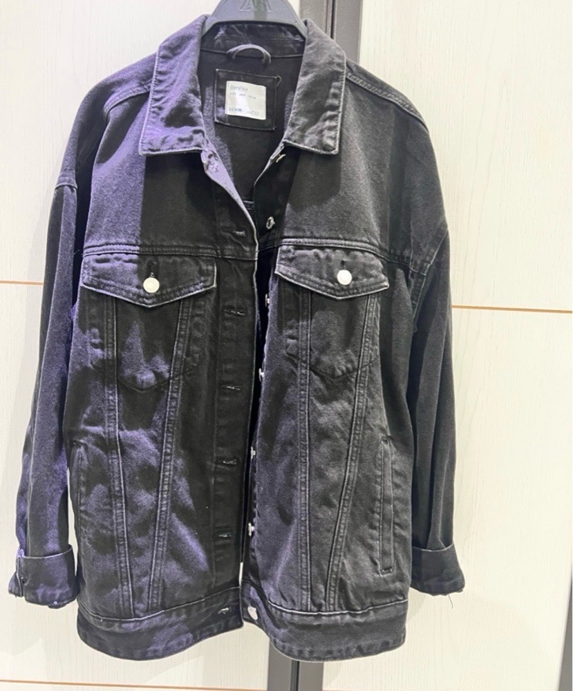 Veste jean noir