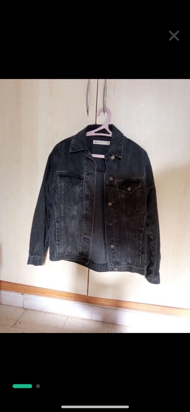 Veste jean noir