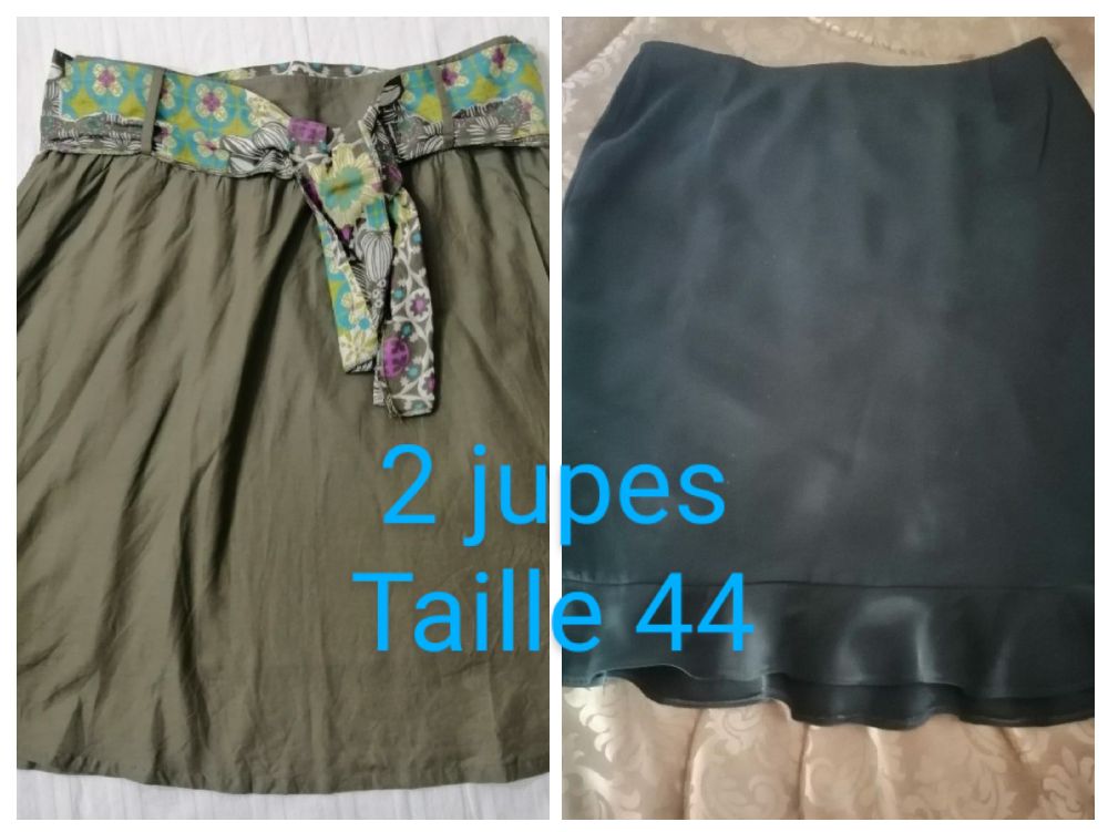 💥lot de 2 jupes taille 44💥❤️