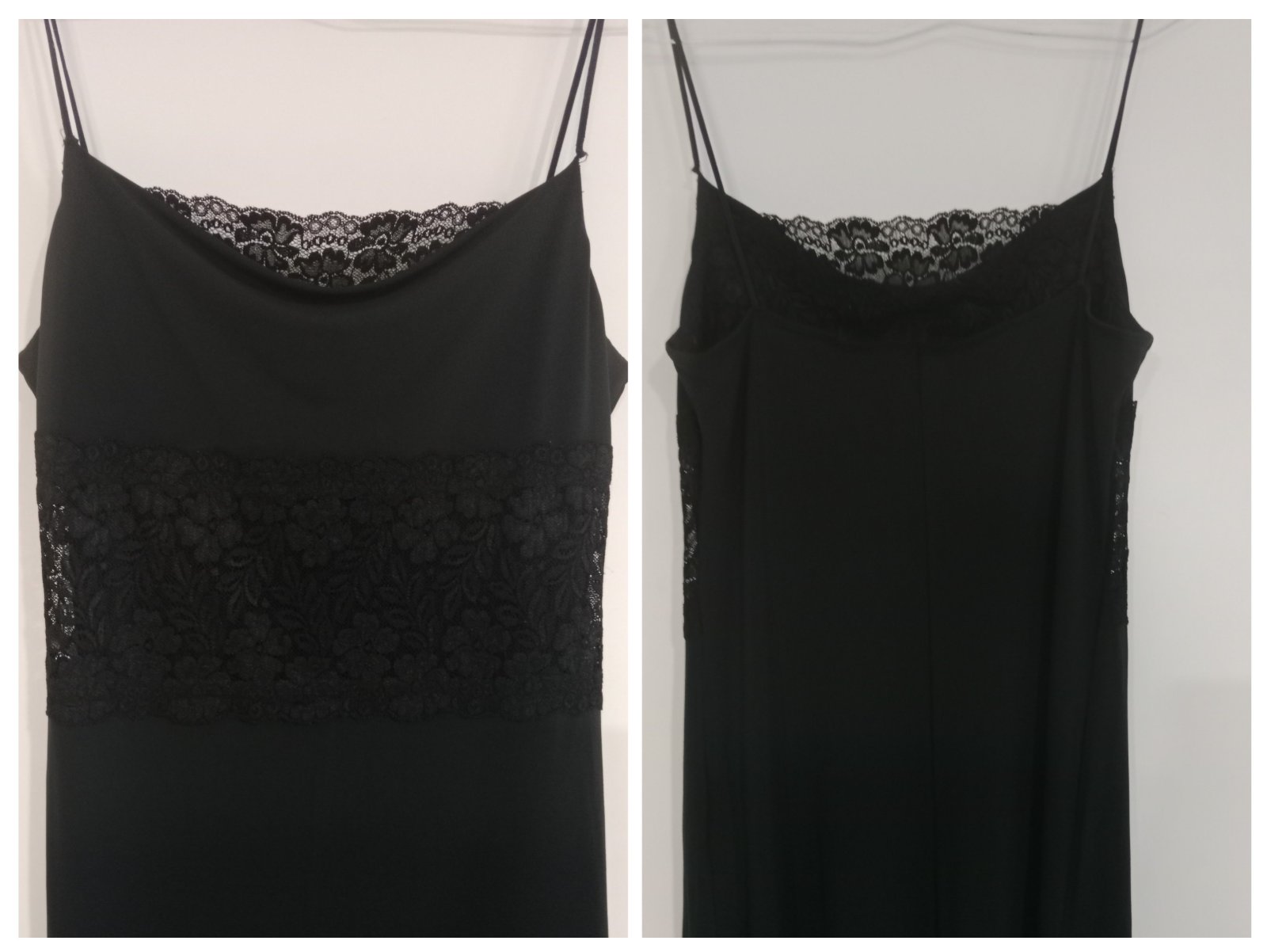 Robe noire bretelles 
