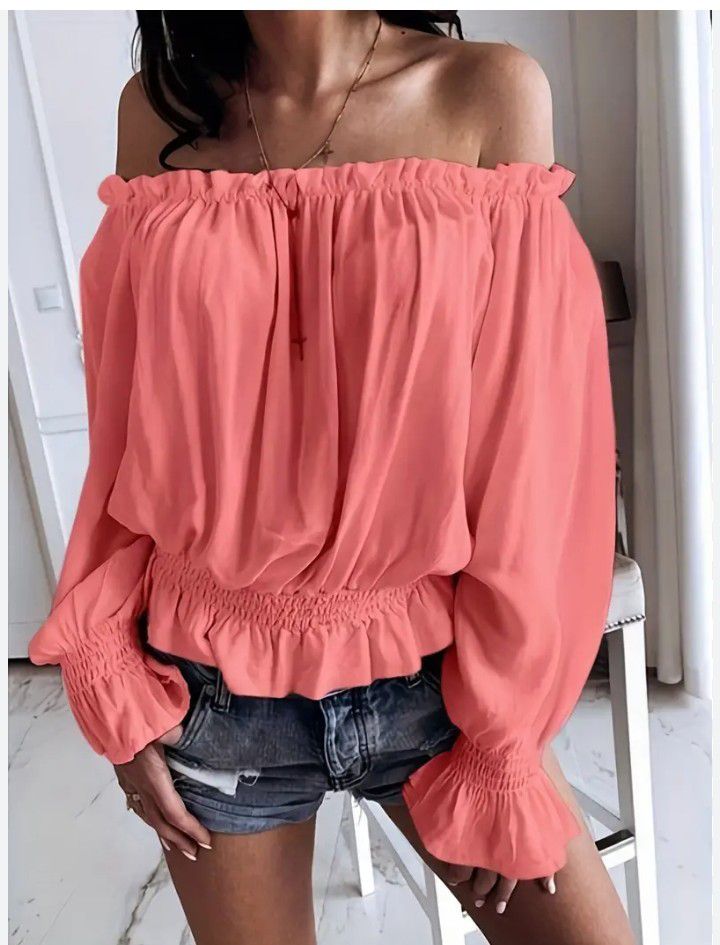 chemise corail 