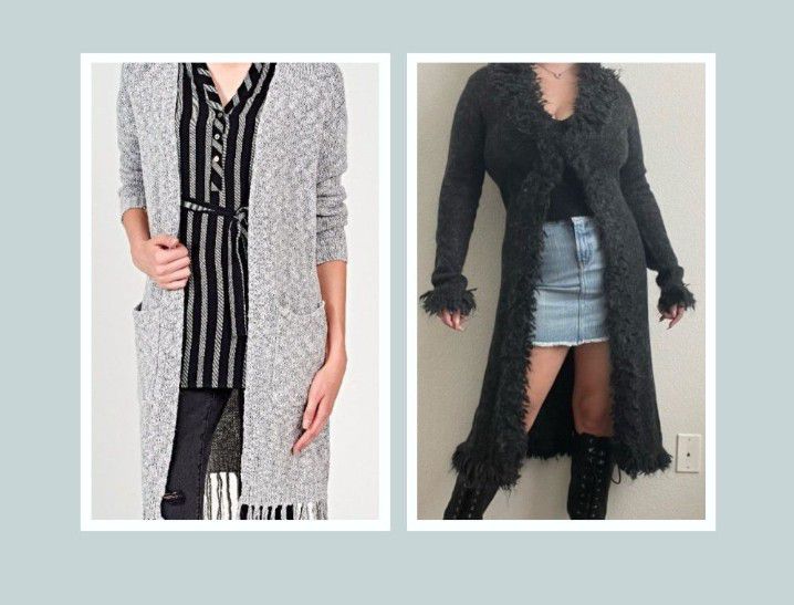 Lot de 2 gilets longs taille 40