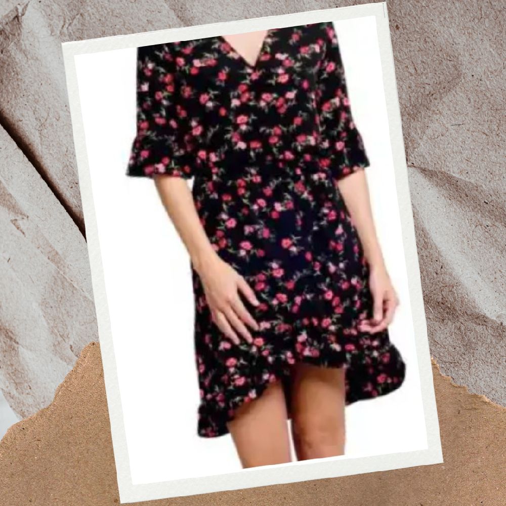 Robe courte Fleurie 