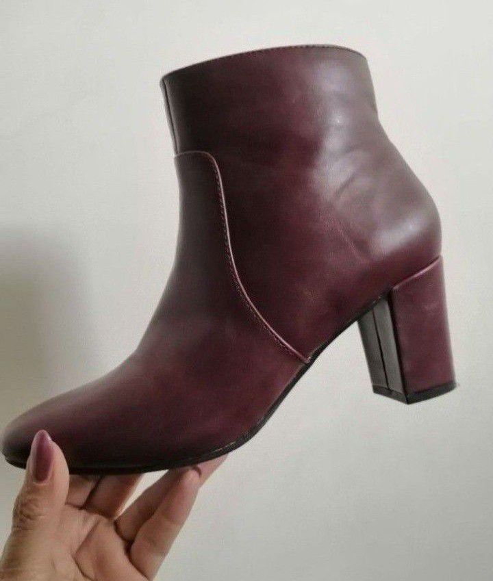 Bottines bordeaux Anna Field