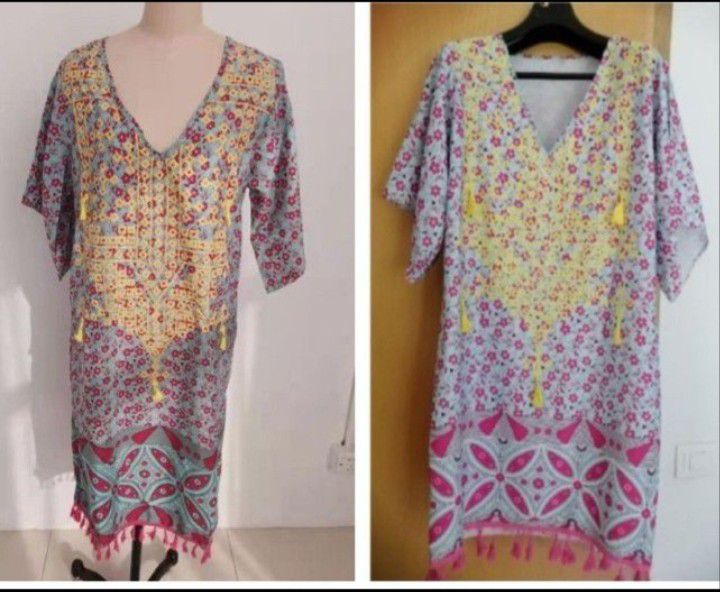Robe à franges, neuve