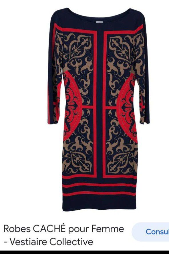 ❤️Superbe robe à motifs géométriques ❤️