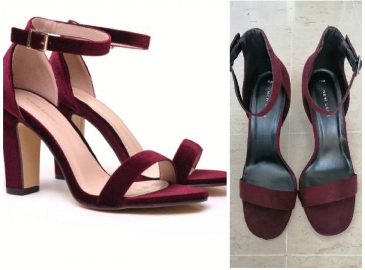 Escarpins bordeaux , New look neuves 