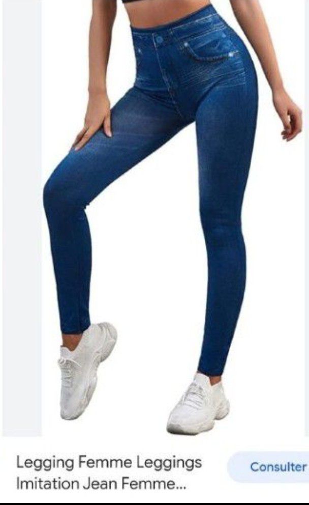 legging bleu 