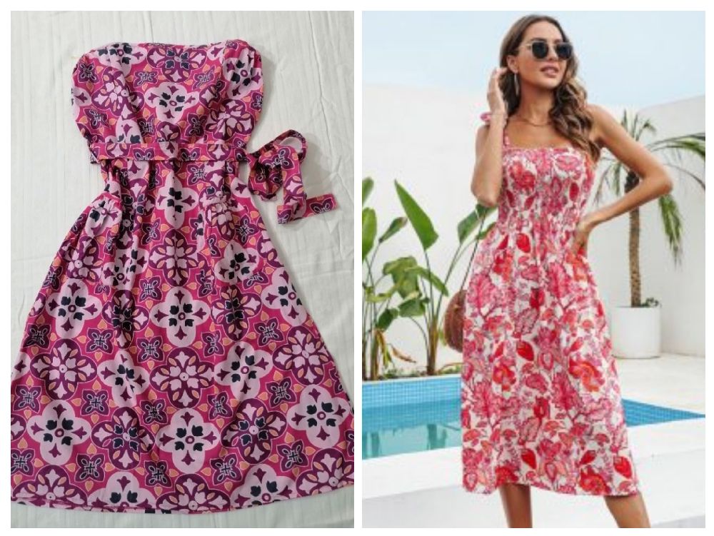 robe bustier, coton de la marque séduction 