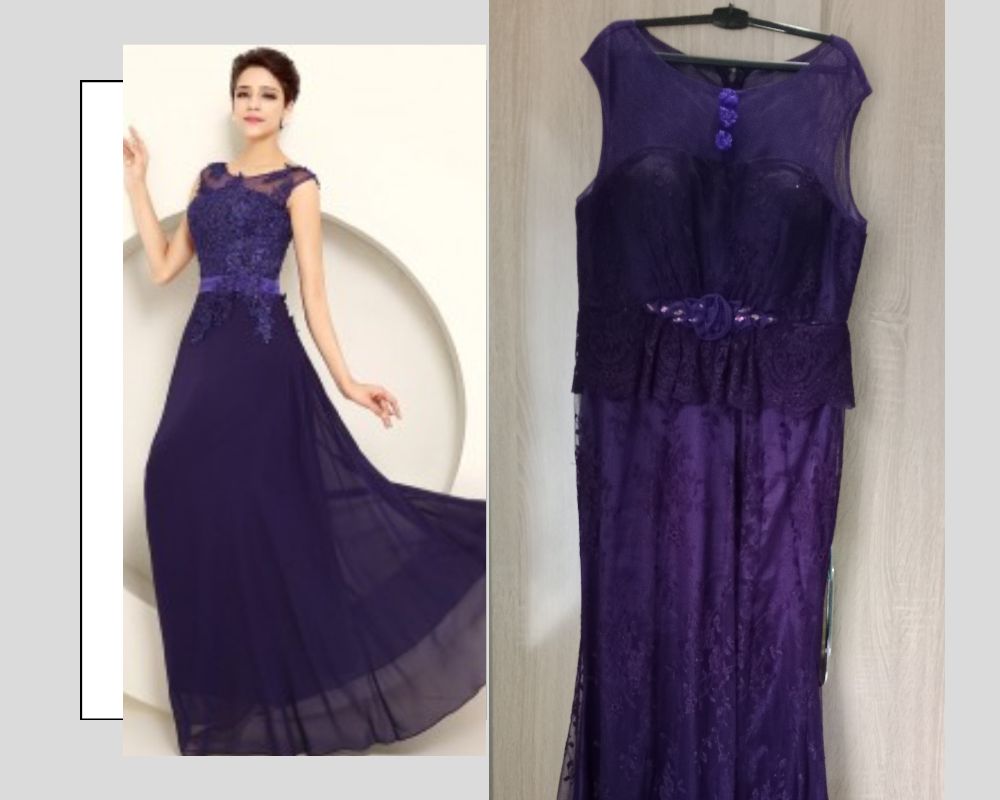 ❤️Robe soirée aubergine ❤️