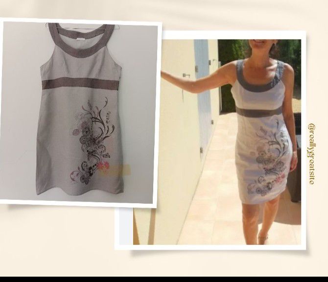 Robe grise Promod