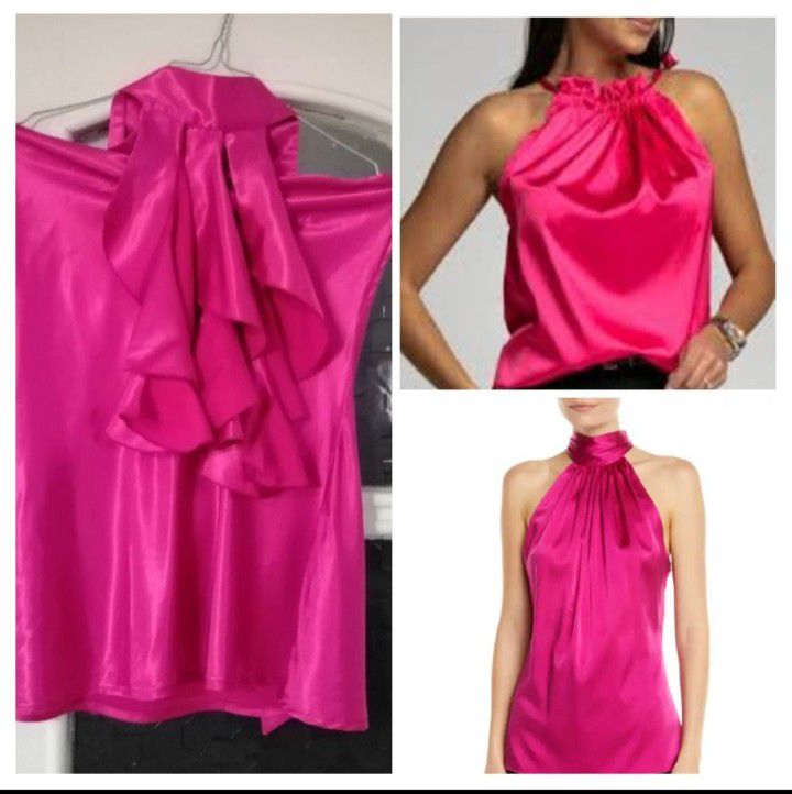 Chemise rose fushia 