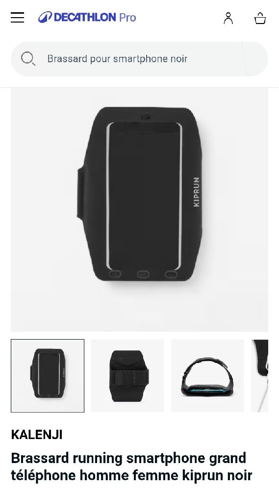 Brassard pour smartphone, kalenji, neuf