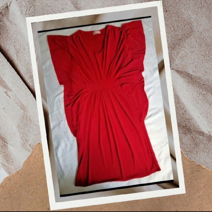 Robe rouge strech 