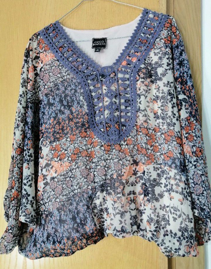 chemise manches papillon 