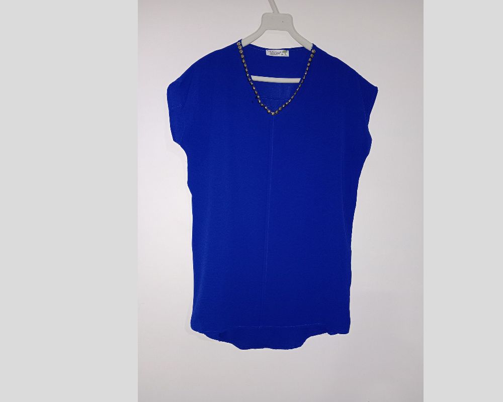 chemise bleu 