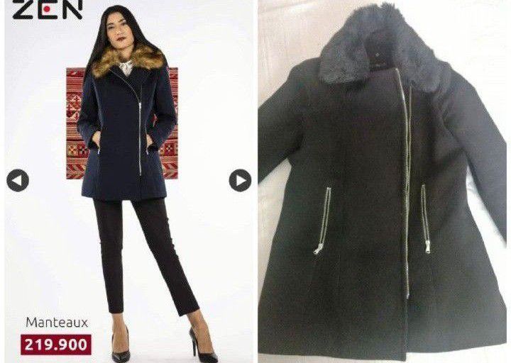 Manteau noir Zen