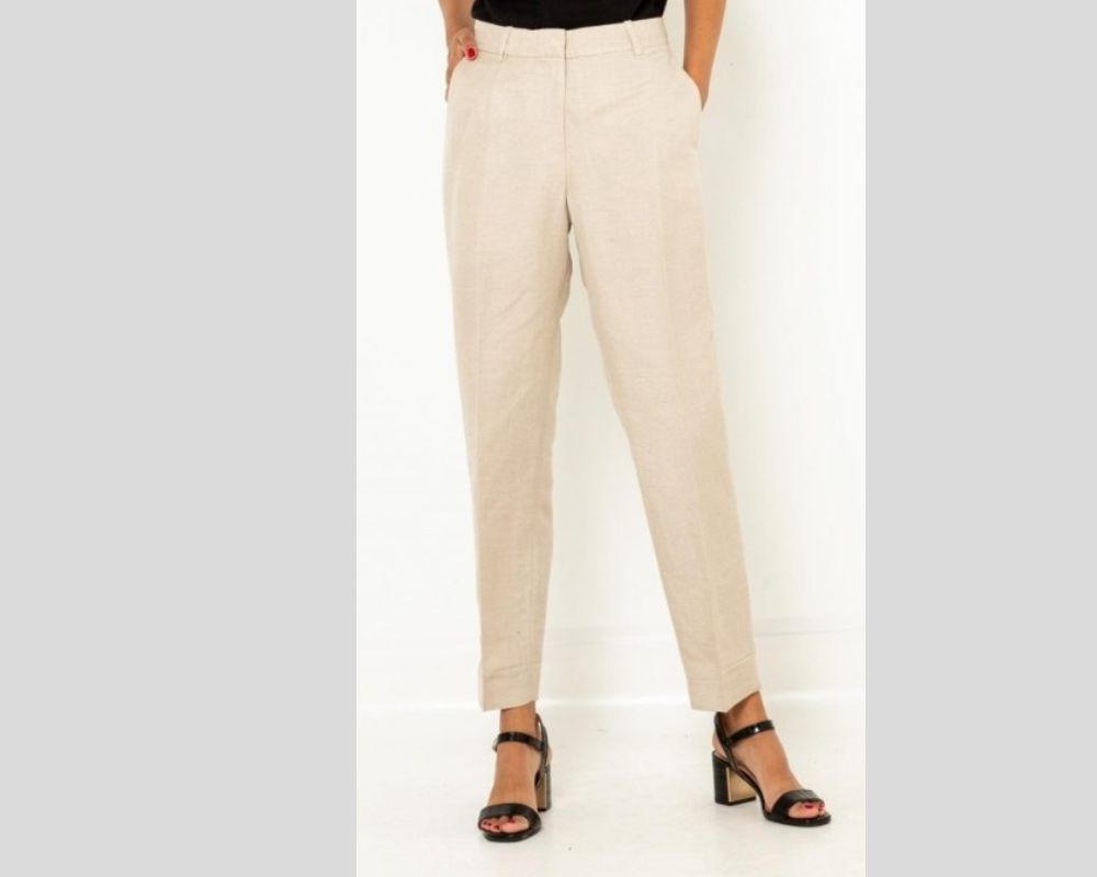 jean beige printanier Camaïeu 